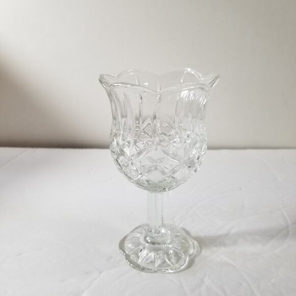 Homco  Made in the USA stemmed tulip chalice  (1.1165) - Picture 2 of 8